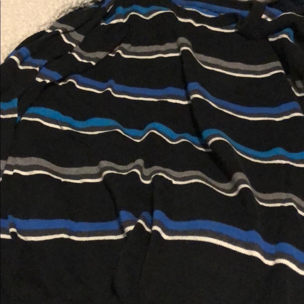Striped long sleeve sweater